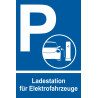 Parkplatzschild Ladestaton für Elektrofahrzeuge