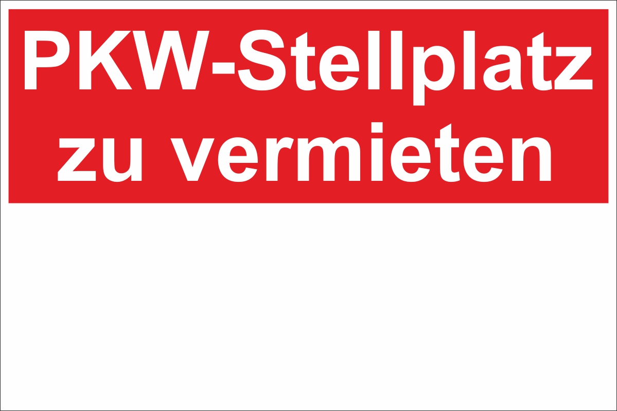 PKW Stellplatz outlets ab SOFORT